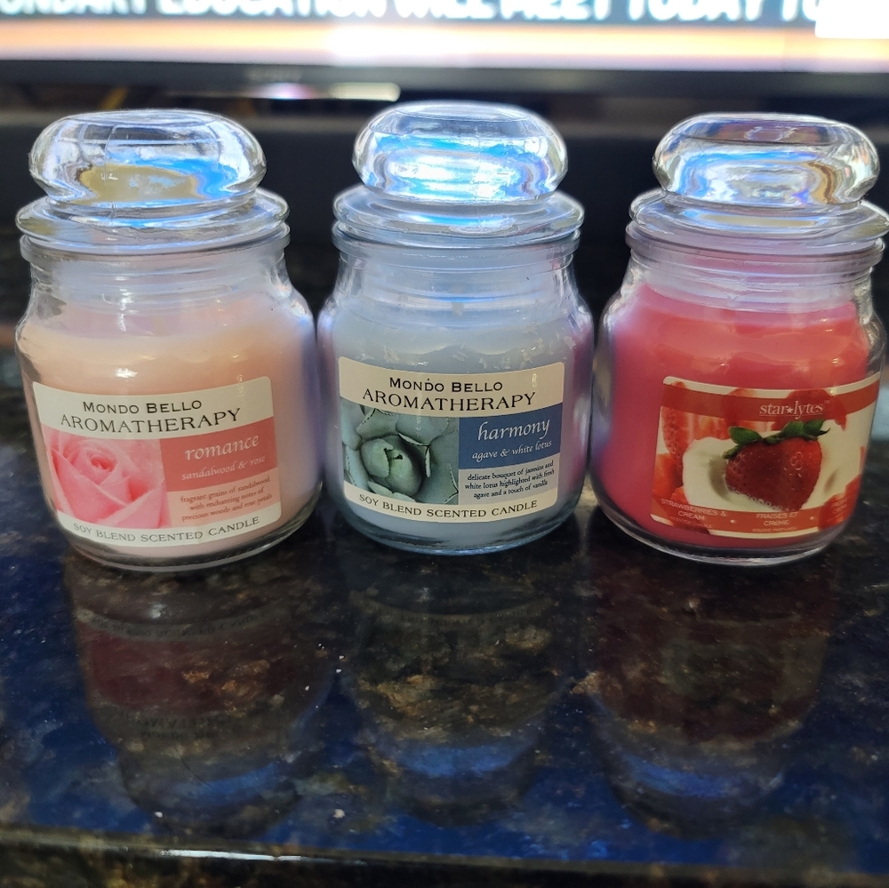 Set of 3 candles